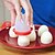 billige Kjøkkenutstyr og -redskap-6 stk silikon egg komfyr hardt kokt uten skall matlaging verktøy