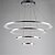 abordables Éclairages circulaires-80 cm Intensité Réglable / LED / Designers Lampe suspendue Métal Acrylique Autres Moderne contemporain 110-120V / 220-240V
