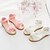 cheap Kids&#039; Sandals-Girls&#039; Leatherette Sandals Little Kids(4-7ys) / Big Kids(7years +) Flower Girl Shoes Flower / Magic Tape White / Pink Summer / TPR (Thermoplastic Rubber)