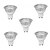baratos Lâmpadas-5pçs 5 W Lâmpadas de Foco de LED 400-500 lm GU10 1 Contas LED COB Branco Quente Branco Frio Branco Natural 85-265 V / 5 pçs / RoHs
