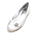 Χαμηλού Κόστους Παπούτσια Γάμου-Γυναικεία Γαμήλια παπούτσια Κρίσταλ Σανδάλια Νυφικά Παπούτσια Τεχνητό διαμάντι Σατέν Λουλούδι Κορδέλα Επίπεδο Τακούνι Στρογγυλή Μύτη Μπαλαρίνα Σατέν Μαύρο Λευκό Κρύσταλλο