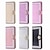 cheap iPhone Cases-Phone Case For Apple Wallet Case iPhone 14 Pro Max Plus 13 12 11 Mini X XR XS 8 7 Card Holder Rhinestone with Stand Solid Colored Hard PU Leather