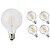 billige LED-filamentlamper-5pcs 4 W LED-glødepærer 360 lm E26 / E27 G95 4 LED perler COB Dekorativ Varm hvit 220-240 V