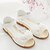 cheap Kids&#039; Sandals-Girls&#039; Leatherette Sandals Little Kids(4-7ys) / Big Kids(7years +) Flower Girl Shoes Flower / Magic Tape White / Pink Summer / TPR (Thermoplastic Rubber)