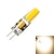 voordelige LED bi-pin lampen-10 stuks g4 2w 1led dimbaar corn light dc12v wit / warm wit