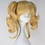 preiswerte Halloween Perücken-Kantai Collection Kashima Cosplay Perücken Alles 16 Zoll Hitzebeständige Faser Golden Anime