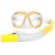 baratos Máscaras de Mergulho, Snorkels &amp; Pés de Pato-WHALE Kit para Snorkeling Pacotes de Mergulho - Máscara de mergulho Snorkel - Snorkel Seco Natação Mergulho Silicone Vidro Borracha  Para Adulto