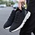 cheap Men&#039;s Athletic Shoes-Men&#039;s Comfort Shoes Knit Spring / Fall Athletic Shoes Walking Shoes Black / Gray / Black And White