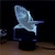 levne Dekor a noční světla-3D noční osvětlení Měnící barvy kreativita Ozdoby USB 1 sada