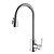 abordables Robinets de Cuisine-Robinet de Cuisine - Mitigeur un trou Chrome Pull-out / Pull-down / Grand / Haut Arc Set de centre contemporain / Ordinaire Kitchen Taps