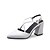 cheap Women&#039;s Sandals-Women&#039;s Sandals Plus Size Block Heel Sandals Buckle Chunky Heel Pointed Toe Comfort Gladiator Wedding Leatherette Spring Summer Solid Colored White Black Red
