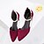 abordables Sandalias de mujer-Mujer Zapatillas y flip-flops Vestido Verano Tacón de gatito Dedo Puntiagudo Confort Suelas con luz PU Negro Rojo Gris