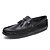 abordables Náuticos de hombre-Hombre Zapatos Confort PU Primavera / Otoño Zapatos de taco bajo y Slip-On Blanco / Negro / Naranja