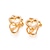 זול סט תכשיטים-בגדי ריקוד נשים סט תכשיטים הצהרה נשים אופנתי ציפוי זהב עגילים תכשיטים זהב עבור חתונה מפלגה