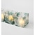 זול נרות ופמוטים-סגנון מינימליסטי / נוף זכוכית פמוטים 3pcs, מחזיק נר / נרות