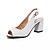 cheap Women&#039;s Heels-Women&#039;s Heels Dress Summer Rivet Stiletto Heel Pointed Toe Comfort PU Black White