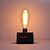 baratos Incandescente-1pç 40 W E26 / E27 / E27 C75 Branco Quente 2300 k Incandescente Vintage Edison Light Bulb 220-240 V