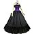 cheap Historical &amp; Vintage Costumes-Rococo Victorian Costume Women&#039;s Outfits Purple Vintage Cosplay 50% Cotton / 50% Polyester Sleeveless Cold Shoulder Ball Gown
