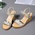 preiswerte Damensandalen-Damen Schuhe PU Sommer Sandalen Keilabsatz Klett Silber / Golden / Keilabsätze