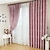 cheap Curtains Drapes-Jacquard Two Panels Bedroom Blackout Polyester Blend metal Blackout