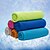 billige Yogahåndklær-Nedkjølingshåndkle Lugtfri Økovennlig Myk Ikke Giftig Pustende Multi-purpose Microfiber til Yoga &amp; Danse Sko Pilates Bikram Marineblå Blå Rosa