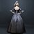 cheap Historical &amp; Vintage Costumes-Baroque Renaissance Vacation Dress Dress Outfits Party Costume Masquerade Women&#039;s Lace Lace Costume Gray Vintage Cosplay 3/4 Length Sleeve Floor Length Long Length Ball Gown Plus Size Customized