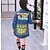 cheap Outerwear-Kids Girls&#039; Simple Casual Daily Print Solid Colored Long Sleeve Trench Coat Blue