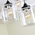 abordables Luces de isla-3 luces de 41 cm estilo mini colgante de luz de metal racimo de vidrio galvanizado tradicional / clásico 110-120v / 220-240v