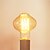 abordables Ampoules incandescentes-1pc 40 W E26 / E27 D80 Ampoule incandescente Edison Vintage 220-240 V