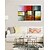 cheap Abstract Paintings-Oil Painting Hand Painted - Abstract Comtemporary Modern Stretched Canvas / Three Panels