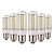 abordables Ampoules épi de maïs LED-6 pièces 7 W Ampoules Maïs LED 600-700 lm E14 E26 / E27 72 Perles LED SMD 5730 Décorative Blanc Chaud Blanc Froid 220-240 V / CE