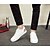 cheap Men&#039;s Sneakers-Men&#039;s Shoes PVC Spring / Summer Vulcanized Shoes / Comfort Sneakers Fitness &amp; Cross Training Shoes White / Black