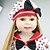 billige Dukker-NPKCOLLECTION 18 tommers NPK DOLL Reborn-dukker Girl Doll Babyjenter Newborn liv som Nuttet Barnesikker Ikke Giftig Silikon med klær og tilbehør til jenter til bursdag og festival