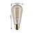halpa Hehkulamput-1kpl 60 W E26 / E27 / E27 ST58 Lämmin valkoinen Himmennetty Vintage Edison-hehkulamppu 220-240 V / 110-130 V / 85-265 V
