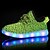 preiswerte Mädchenschuhe-Mädchen Schuhe Tüll Frühling Komfort / Leuchtende LED-Schuhe Sportschuhe Walking LED für Grün / Blau / Rosa / Gummi