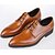 cheap Men&#039;s Oxfords-Men&#039;s Comfort Shoes Nappa Leather / Cowhide Spring / Fall Oxfords Black / Light Brown