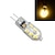 ieftine Lumini LED Bi-pin-brelong 6 buc g4 1.5w 12d smd2835 porumb lumina caz transparent 12v alb / cald alb