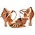preiswerte Lateinamerikanische Schuhe-Damen Schuhe für den lateinamerikanischen Tanz Absätze Satin Bronze / Ballsaal / Salsa Tanzschuhe / EU36