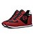 cheap Women&#039;s Sneakers-Women&#039;s Sneakers Wedge Heel Comfort Knit Black Red