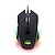 זול עכברים-REDRAGON M715 USB קווית אופטי עכבר גיימינג RGB אור 10000 dpi 4 רמות DPI מתכווננות 9 pcs מפתחות