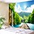 tanie Gobeliny ścienne-wall tapestry art decor koc kurtyna piknik obrus wiszący dom sypialnia salon w akademiku dekoracja natura krajobraz rzeka wodospad góra