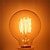 abordables Ampoules incandescentes-1pc 40 W E26 / E27 G80 Blanc Chaud 2200-2700 k Rétro / Intensité Réglable / Décorative Ampoule incandescente Edison Vintage 220-240 V