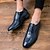 رخيصةأون أحذية أوكسفورد للرجال-رجالي أحذية الراحة PU الربيع / الخريف أوكسفورد أزرق / أسود