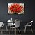 olcso Virág-/növénymintás festmények-Oil Painting Hand Painted Abstract Floral / Botanical Comtemporary Modern Stretched Canvas With Stretched Frame