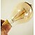 preiswerte Strahlende Glühlampen-1 Stück 60 W E26 / E27 A60(A19) Warmweiß 2300 k Retro / Abblendbar / Dekorativ Glühende Vintage Edison Glühbirne 220-240 V