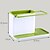 abordables Cuisine et ustensiles-1 pc incroyable 3 en 1 stockage de gant rack de débris rack de stockage de bacs à linge cuisine stands ustensiles