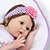 halpa Aitoa muistuttavat nuket-22 tuuman reborn doll baby reborn vauvanukke vastasyntynyt todentuntuisen söpöt myrkyttömät käsin levitettävät ripset vaatteilla ja asusteilla tytöille syntymäpäivä- ja festivaalilahjoihin