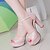 cheap Women&#039;s Sandals-Women&#039;s Sandals Chunky Heel PU(Polyurethane) Comfort Spring / Summer White / Blue / Pink / EU39