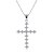 cheap Necklaces-Women&#039;s Cubic Zirconia tiny diamond Pendant Necklace Cross Ladies Fashion S925 Sterling Silver Silver Necklace Jewelry One-piece Suit For Gift Daily