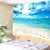 cheap Landscape Tapestry-Large Wall Tapestry Art Decor Blanket Curtain Picnic Tablecloth Hanging Home Bedroom Living Room Dorm Decoration Landscape Beach Sea Ocean Wave